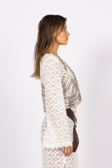 Joey the Label, Stardust Vest, Milk White