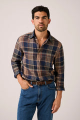 Christian Kimber Bronte Linen Check Shirt