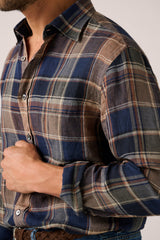 Christian Kimber Bronte Linen Check Shirt