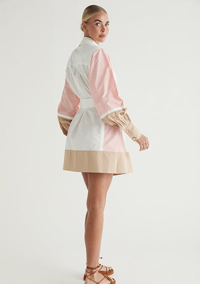 MOS Kassia Mini Dress , Colour block