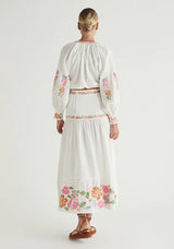 MOS Ophelia Midi Skirt - Ivory