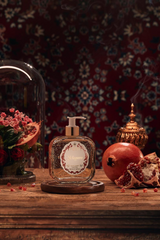 Santa Maria Novella Melograno Liquid Soap in a styled still life