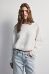 WORLD OF NOMADS, Stella Boat Neck - Snow
