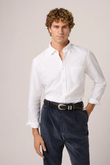 Christian Kimber Oxford Shirt Garment-Dyed Cotton,White