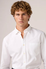 Christian Kimber Oxford Shirt Garment-Dyed Cotton,White
