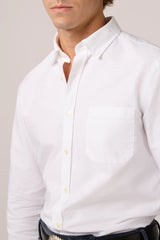 Christian Kimber Oxford Shirt Garment-Dyed Cotton,White