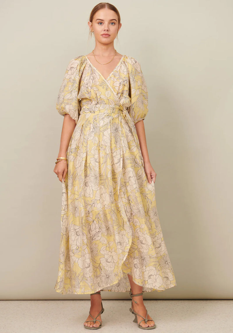 POL Sofia Tie Dress - Sofia Print