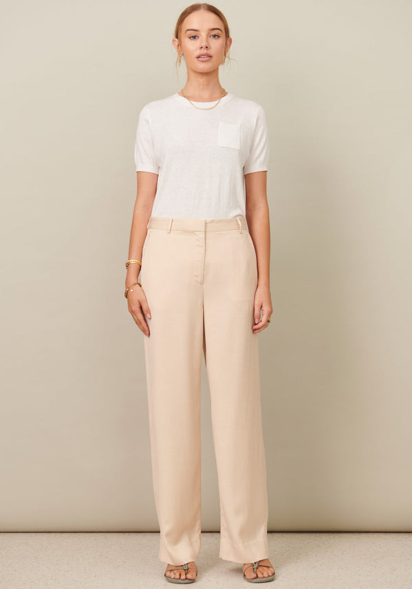 POL Calypso Pocket Tee , White