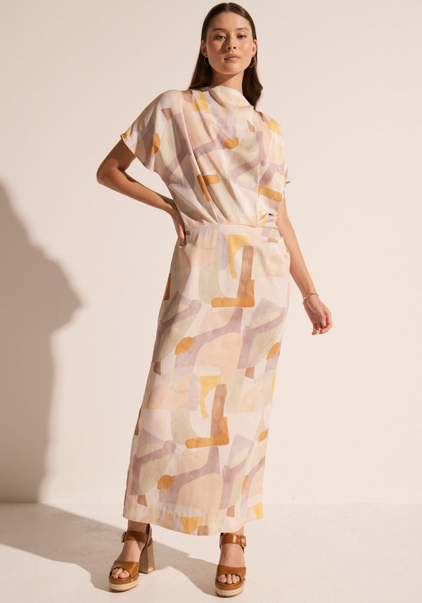 POL Spectrum Gown , Spectrum print