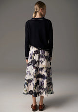 Pol Bennet Lurex Polo Knit,Ink