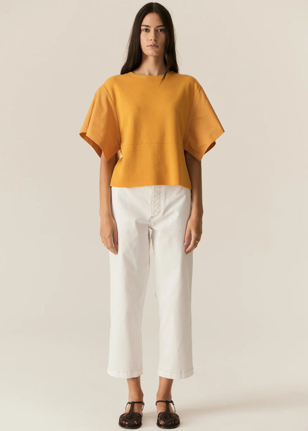 Pol Fern Tapered Pant,White