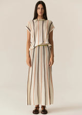 Tedd Knit Tee,Natural/Ivory