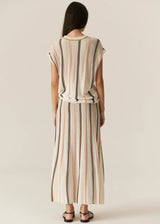 Tedd Knit Tee,Natural/Ivory