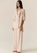 Cassis Fish Shirt,Natural Berry