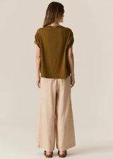 Pol Stelle Pant,Red/Natural stripe