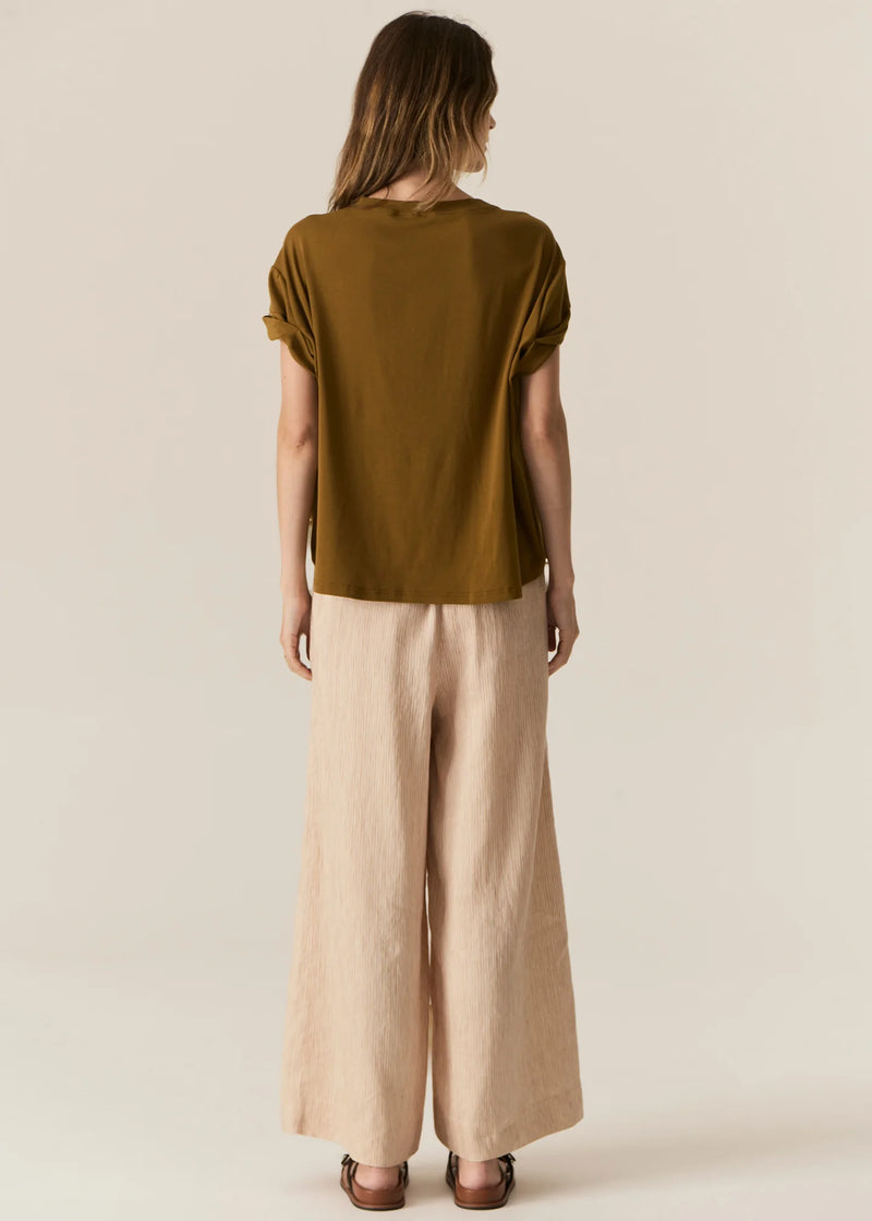 Pol Stelle Pant,Red/Natural stripe