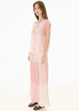 POL Safria Gingham Scallop Pant