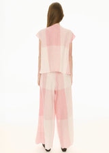 POL Safria Gingham Scallop Pant