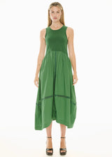 POL Orlo Lace Tank Dress,Green