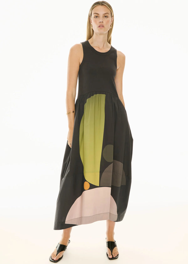 POL Belle Print Tank Dress