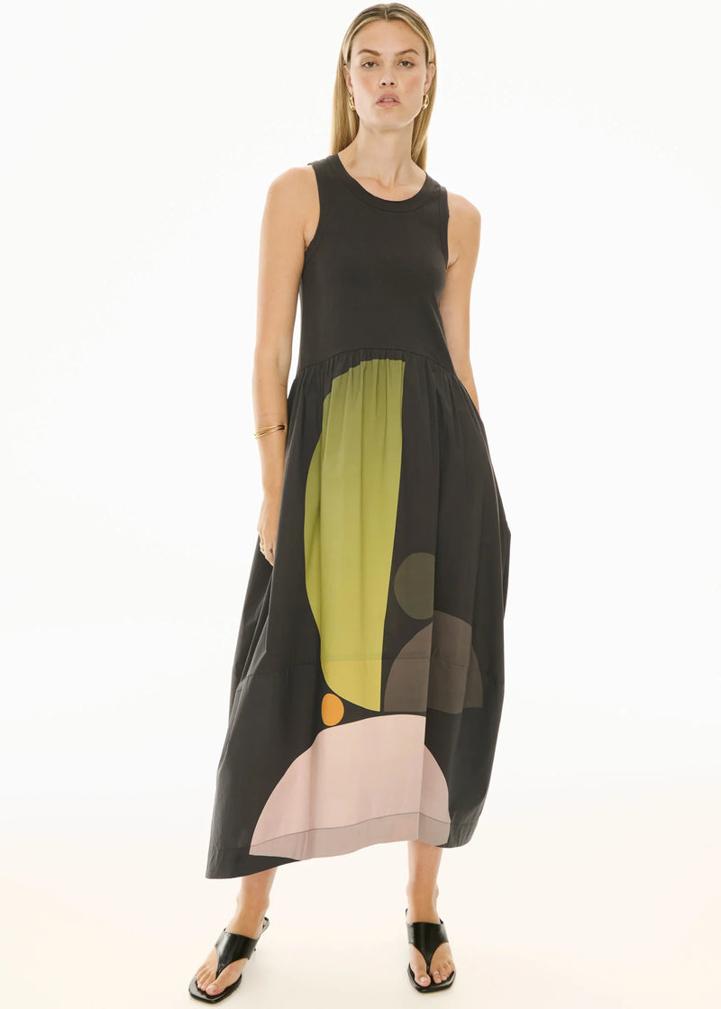 POL Belle Print Tank Dress