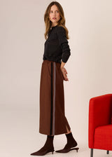 POL Westin Lurex Check Knit,charcoal
