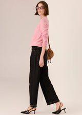 Pol Orson Crew Knit,Pink