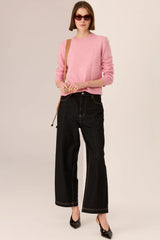 Pol Orson Crew Knit,Pink