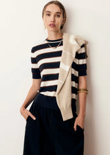 POL Darcey Stripe Knit Tee