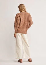 MOS Waterlily Denim Pants - Ivory