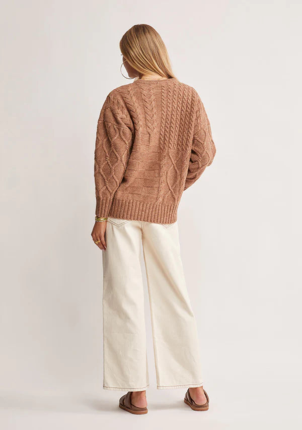 MOS Waterlily Denim Pants - Ivory