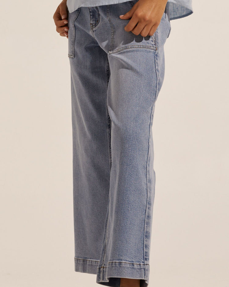ZOE KRATZMANN Rogue Jean , Washed Denim