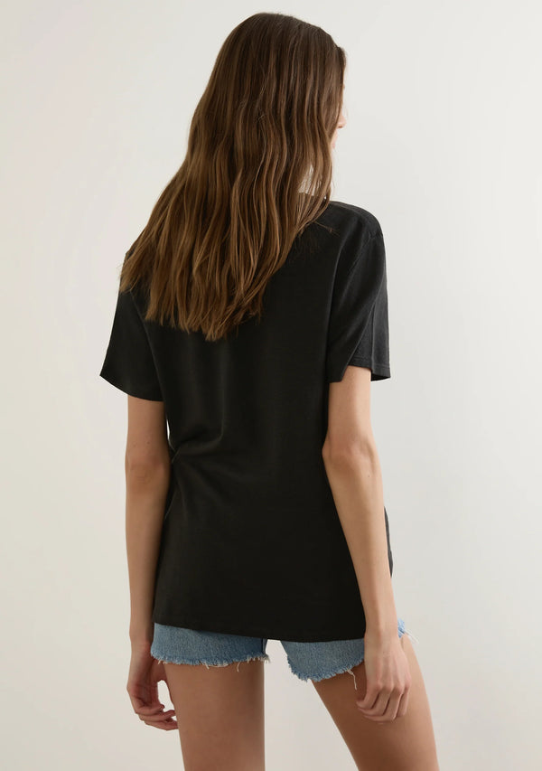 Auguste Heart Classic Tee,Black
