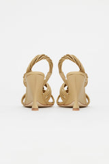 Acler, Iverly Knot Wedge, Biscuit