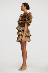 Acler, Iverly Knot Wedge, Biscuit
