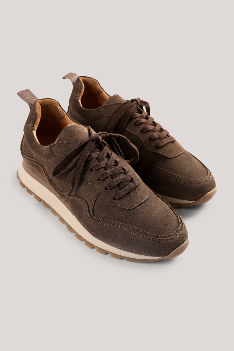 Christian Kimber, Byron Sneaker, Taupe Suede