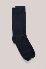 Christian Kimber cotton socks in navy, Filo di Scozia, made in Italy