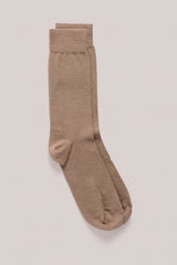 Christian Kimber cotton socks in taupe, Filo di Scozia, made in Italy