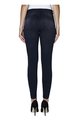 Five Units Kate 888 Jeans in black moon, worn by model, back view