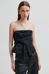 Second Female Bow Top, Black