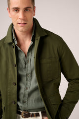 Christian Kimber Fitzroy Chore Jacket,Khaki
