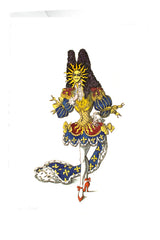 Trudon Solis Rex Classic Candle 270g, illustration of the Sun King in ballet costume