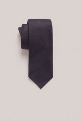 Christian Kimber Tie Silk Grenadine,Navy & Brown Two Tone Cloth