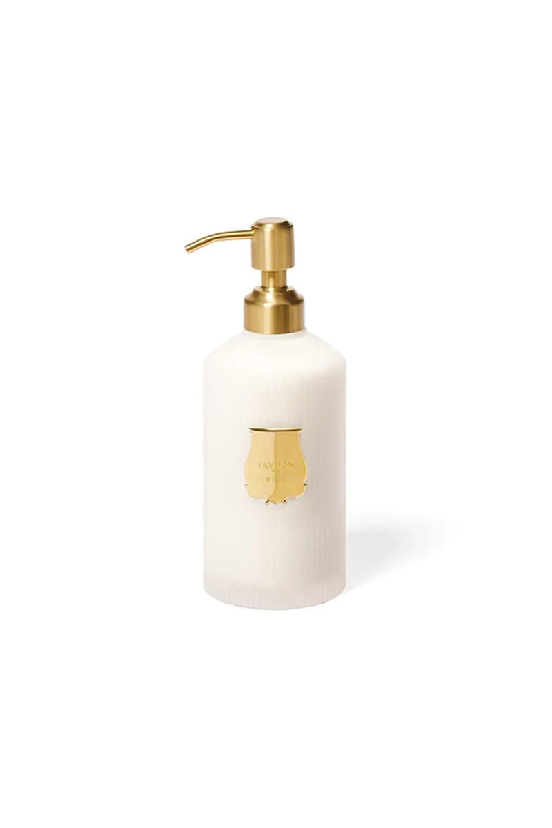 Trudon VIXI Scented Hand Lotion, white pump bottle with gold-tone pump and gold crest