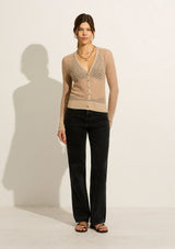 AUGUSTE Pippa Knit Cardigan - Coffee