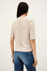 BA&SH Philo Short sleeve knit