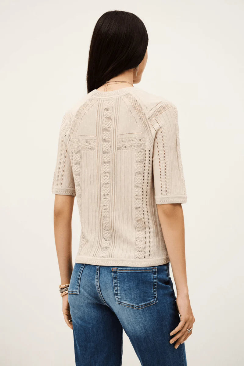 BA&SH Philo Short sleeve knit