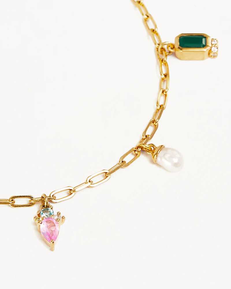 By Charlotte Connect To The Universe Bracelet,18k Gold Vermeil