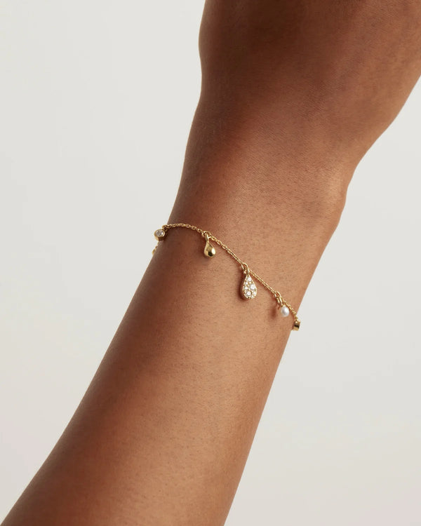 By Charlotte, Gold Ocean Mist Bracelet
