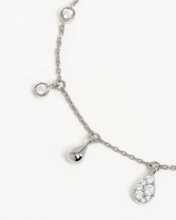 By Charlotte, Silver Ocean Mist Bracelet